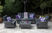 Mayberry Rattan Sofa, 2 Chairs & Coffee Table Garden Set