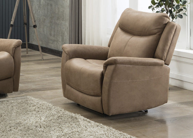 Arizona Chair - Manual Reclining in Caramel