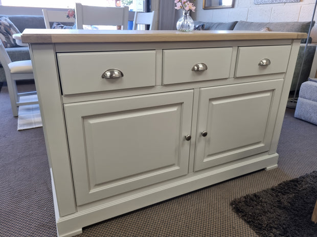 Symphony Sideboard in Dove Grey & Light Oak