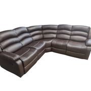 Vin Brown Reclining Corner Sofa