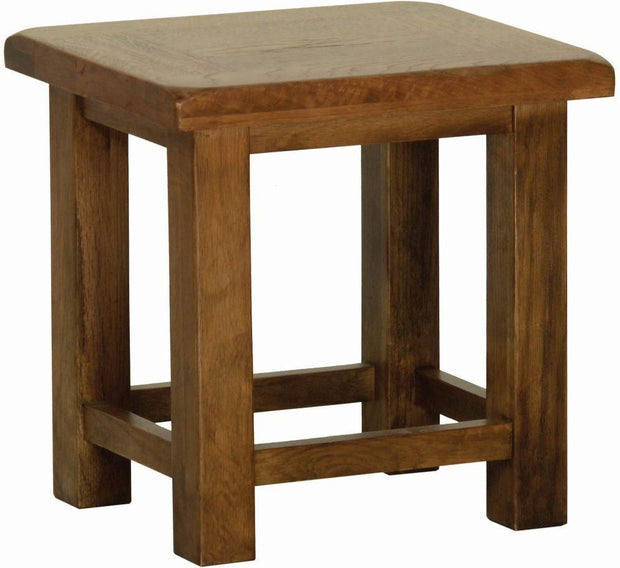 Rustic Oak Side Table