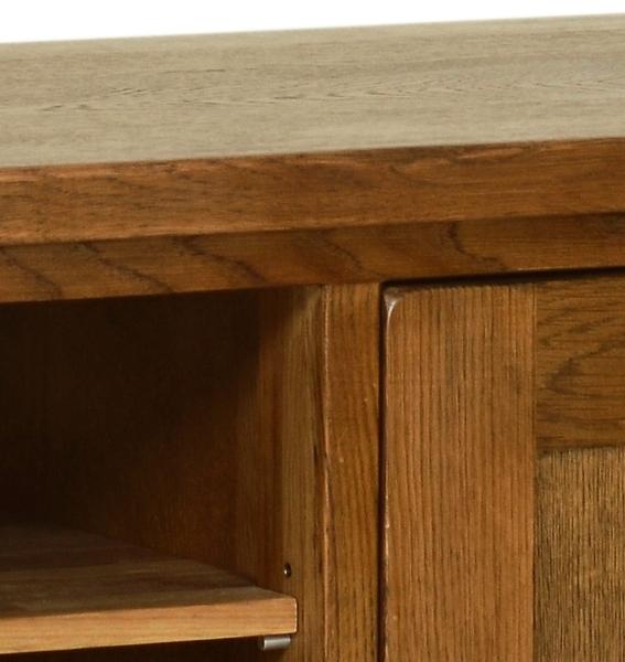 Rustic Oak Large TV Cabinet