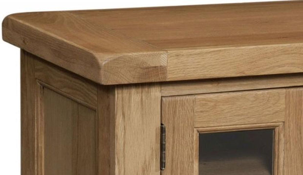 Somerset Oak Small TV Unit