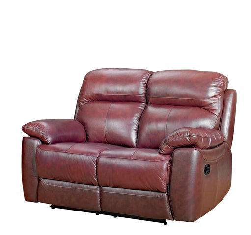 Genuine leather 2 sales seater recliner sofa