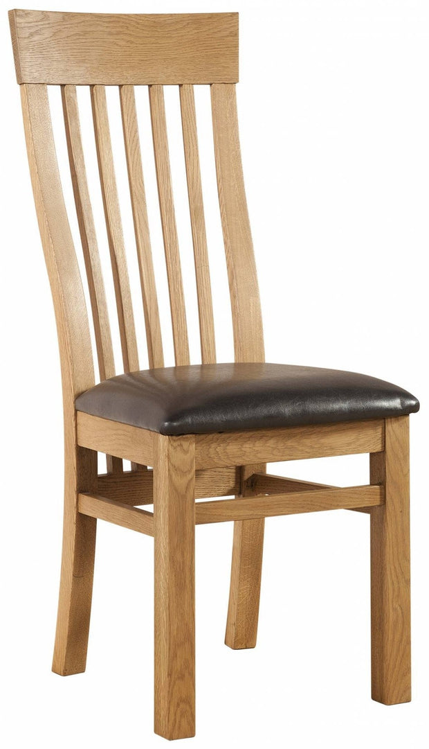 Avon Oak Curved Back Chair