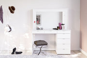 Chloe 7 Drawer Dressing Table & Mirror