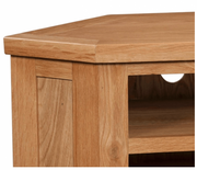 Dorset Oak Large Corner TV Unit