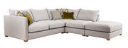 Carter 2 by 1 Seater and Footstool Right Hand Facing Corner Group