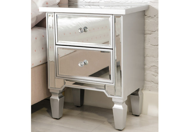 Delph 2 Drawer Bedside Chest  - FREE DELIVERY