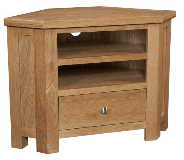 Dorset Oak Corner TV Unit