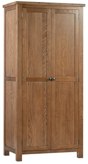 Dorset Rustic Oak Ladies Wardrobe