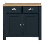 Highgate 2 Door 2 Drawer Sideboard -  Navy & Oak