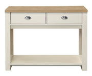 Highgate 2 Drawer Console Table - Cream & Oak