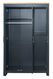 Highgate 3 Door Wardrobe -  Navy & Oak