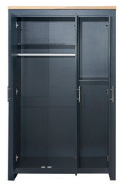 Highgate 3 Door Wardrobe -  Navy & Oak