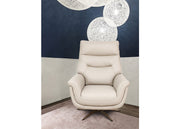 Linea Leather Swivel Chair