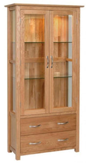 New Oak Display Cabinet