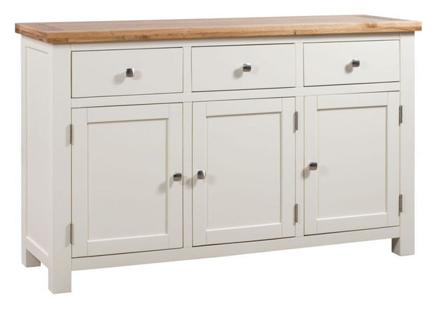 Dorset Painted Oak Sideboard with 3 Doors