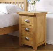 Woburn Large 3 Drawer Bedside Table