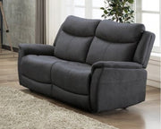 Arizona 2 Seater Sofa - Slate Grey - Electric Reclining