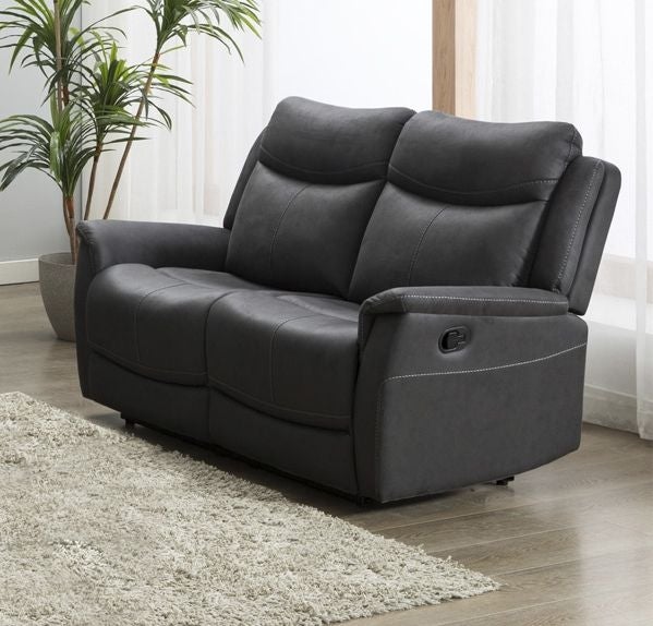 Arizona 2 Seater Sofa - Slate Grey - Electric Reclining