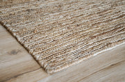 Range 4 - Natural Plaid Braided Weave Rug